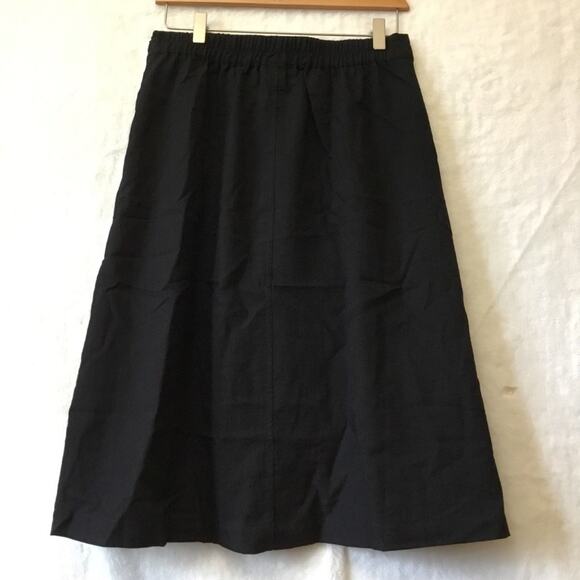 Bega Black Midi A-Line Skirt - Picture 10 of 16